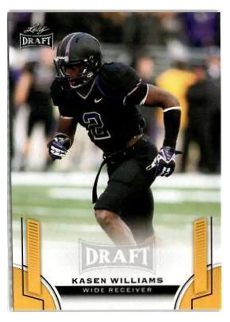 2015 Leaf Draft Kasen Williams Gold #33 card