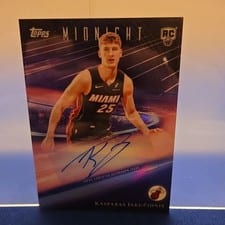 2025-26 Topps Midnight Rookie Horizon Signatures Kasparas Jakucionis #RHS-KJ card