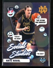 2024-25 Bowman University Chrome Social Studies Kate Koval #SS-24 card