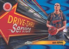 2024 Topps Chrome McDonald's All-American Drive-Thru Service Kate Koval #DTS-KAK card