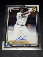 2024 Bowman Draft Chrome Prospect Autographs Kavares Tears #CPA-KT card