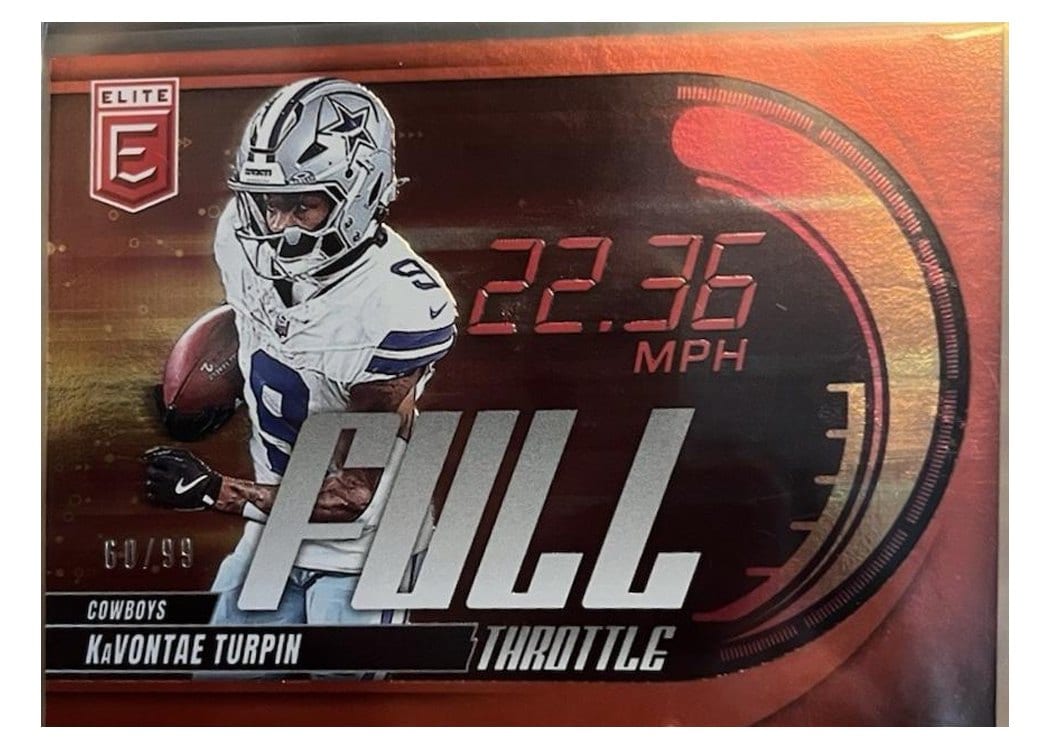 2025 Donruss Elite Full Throttle KaVontae Turpin #1 card