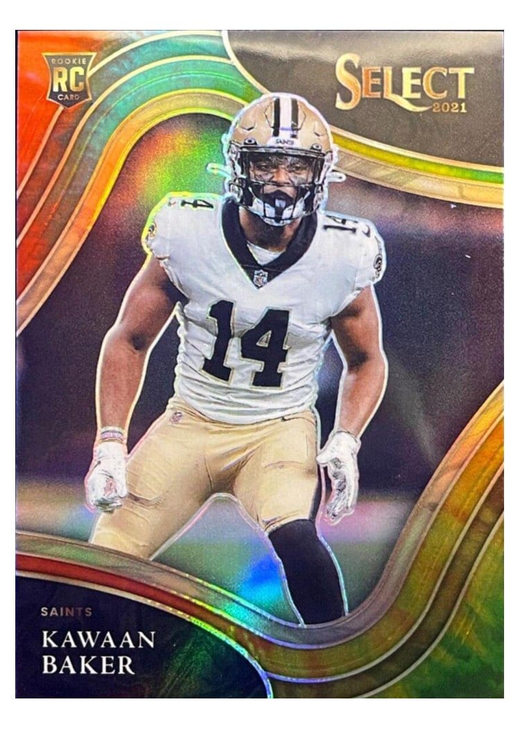 2021 Panini Select Base Set Kawaan Baker Tie Dye #400