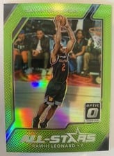 2017 Panini Donruss Optic All-Stars Kawhi Leonard Holo #4 card