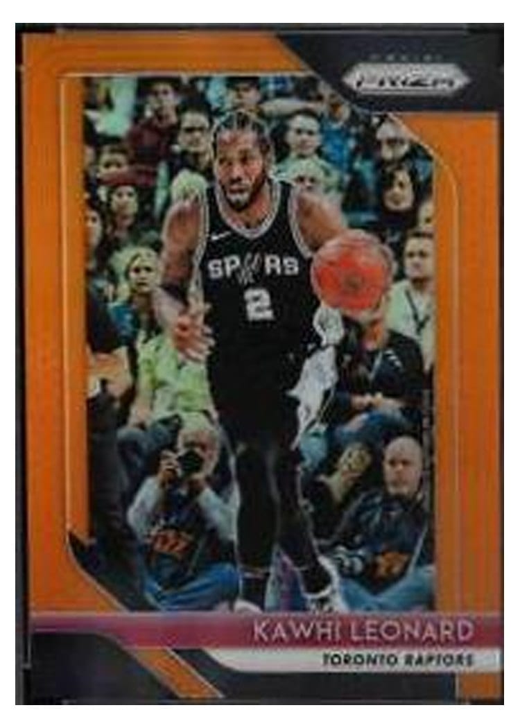 2018-19 Panini Prizm Base Set Kawhi Leonard #53 card