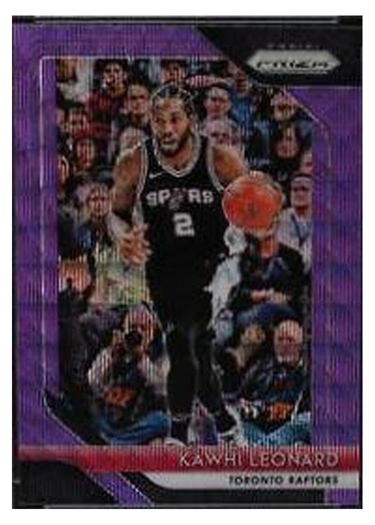 2018-19 Panini Prizm Base Set Kawhi Leonard #53 card