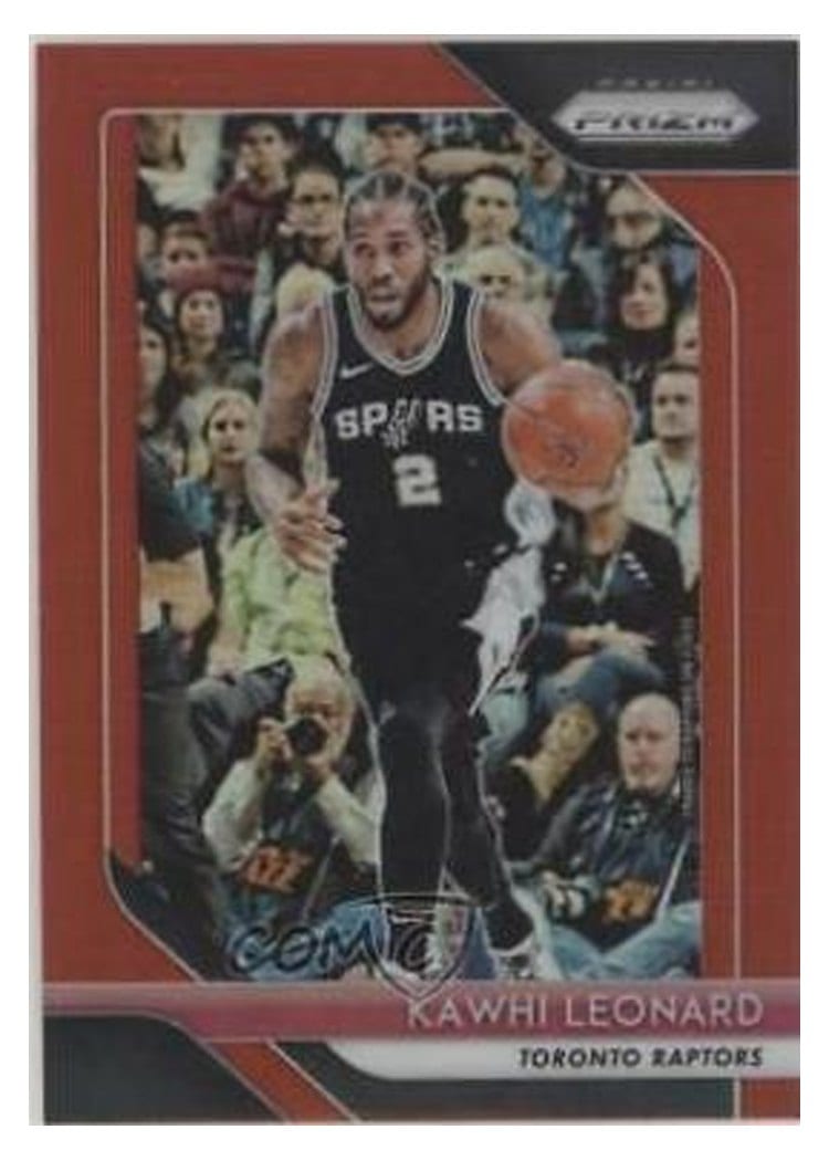 2018-19 Panini Prizm Base Set Kawhi Leonard #53 card