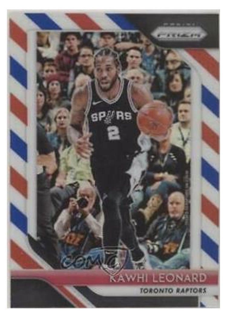2018-19 Panini Prizm Base Set Kawhi Leonard #53 card