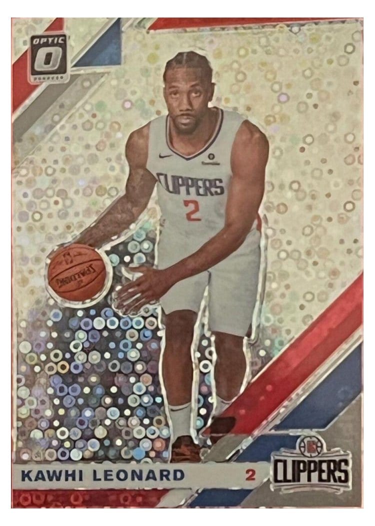2019-20 Donruss Optic Base Set Kawhi Leonard #30 card