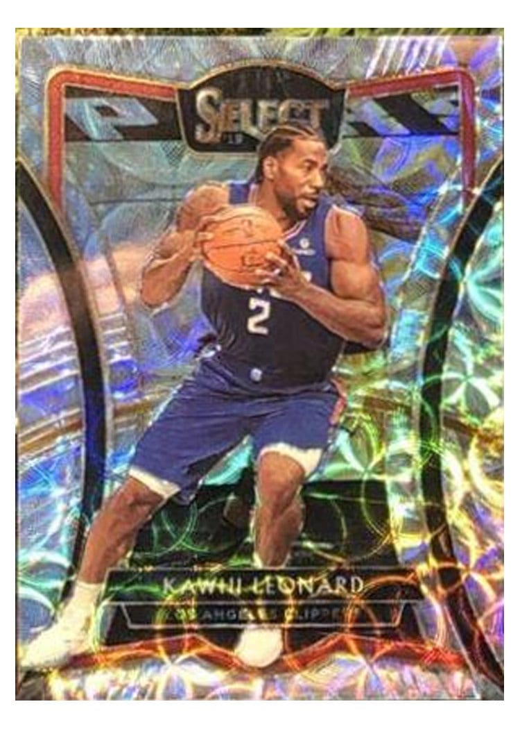 2019-20 Panini Select Base Set Kawhi Leonard Scope Prizm #171 card