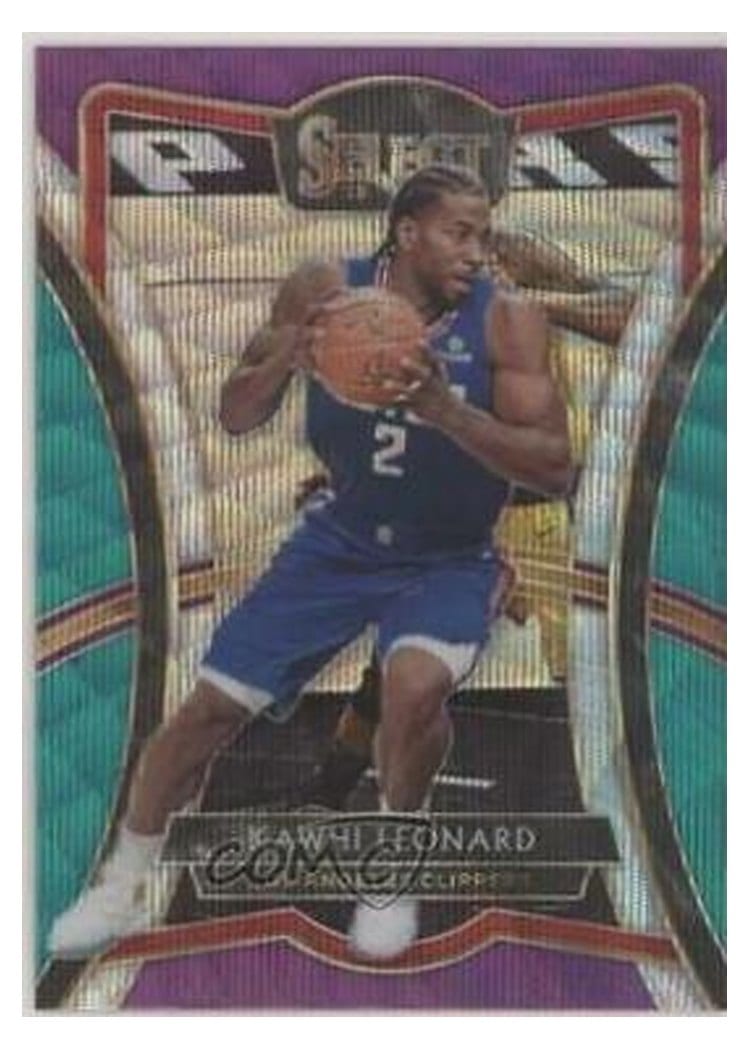 2019-20 Panini Select Base Set Kawhi Leonard #171 card