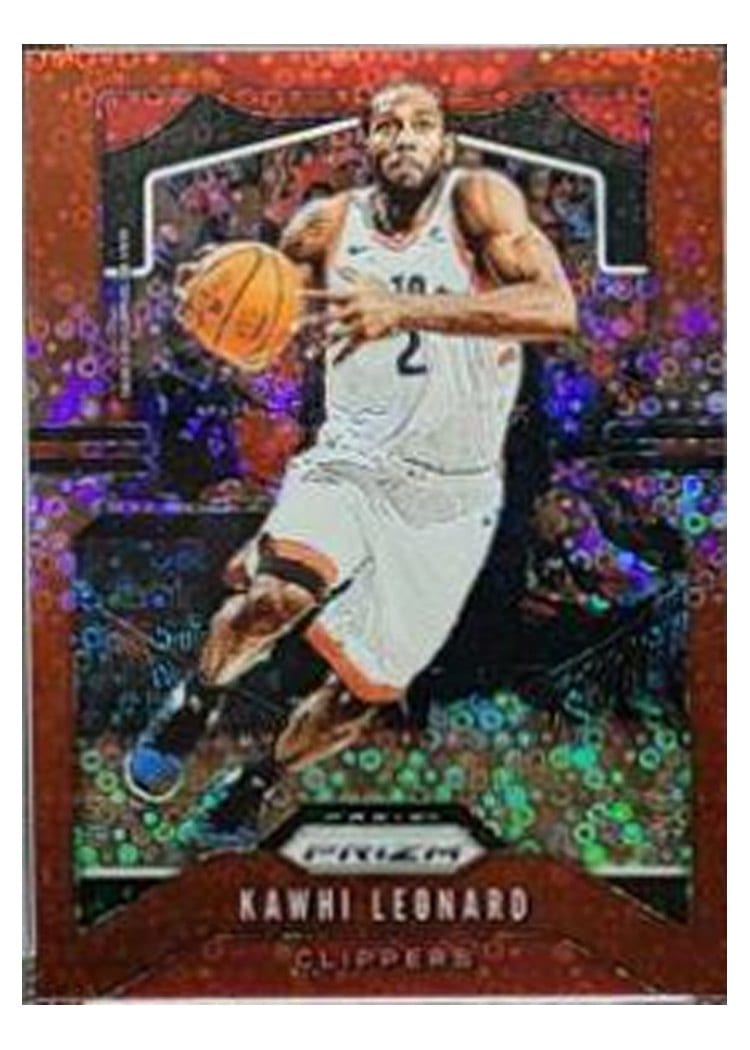2019 Panini Prizm Kawhi Leonard Fast Break Prizm Red #149 card