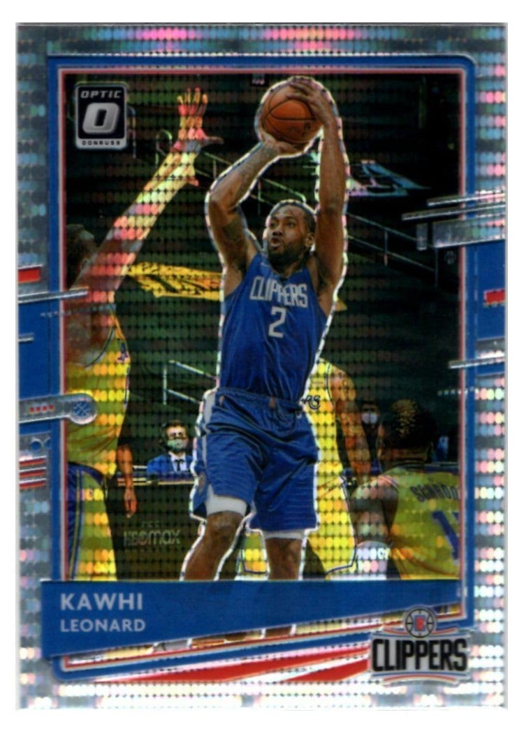 2020-21 Donruss Optic Base Set Kawhi Leonard #125 card