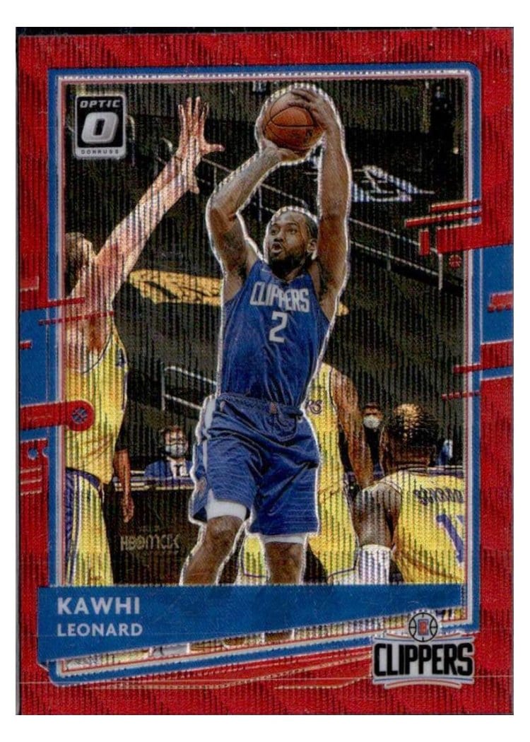 2020-21 Donruss Optic Base Set Kawhi Leonard #125 card