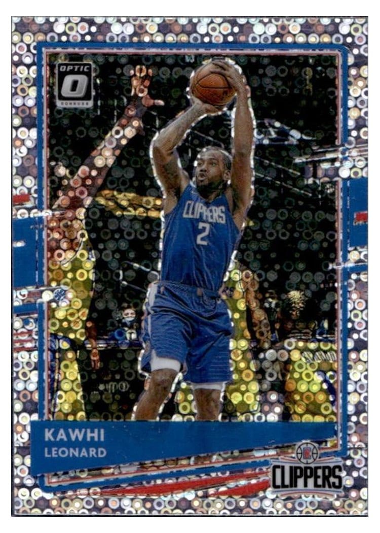 2020-21 Donruss Optic Base Set Kawhi Leonard #125 card