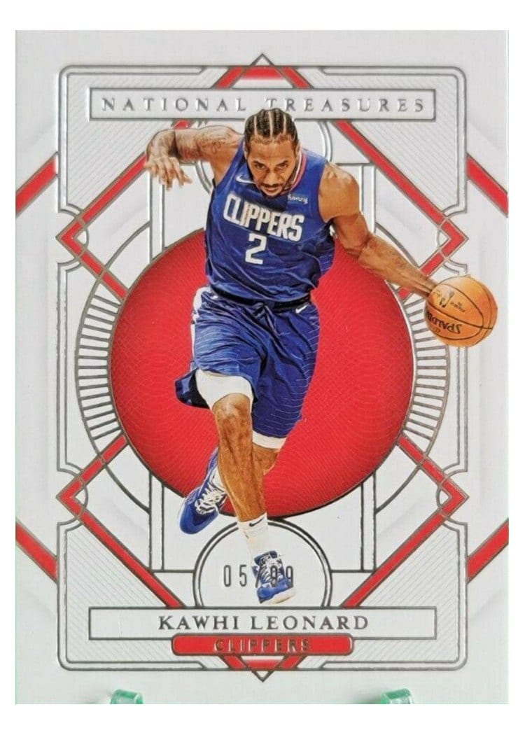 2020-21 Panini National Treasures Base Set Kawhi Leonard #33 card