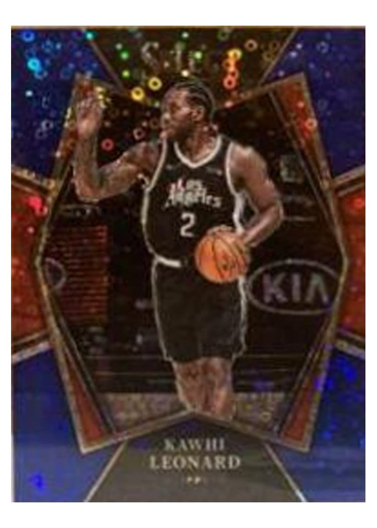 2020-21 Panini Select Base Set Kawhi Leonard #208 card