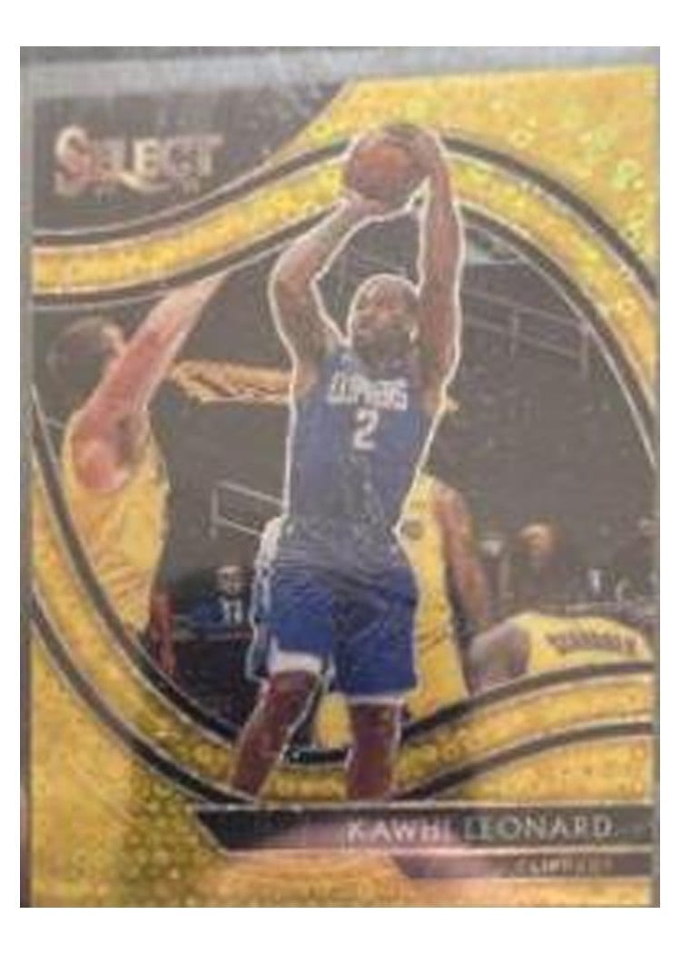 2020-21 Panini Select Base Set Kawhi Leonard #208 card