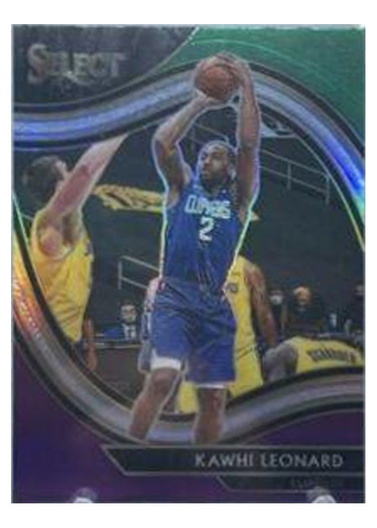 2020-21 Panini Select Base Set Kawhi Leonard #208 card
