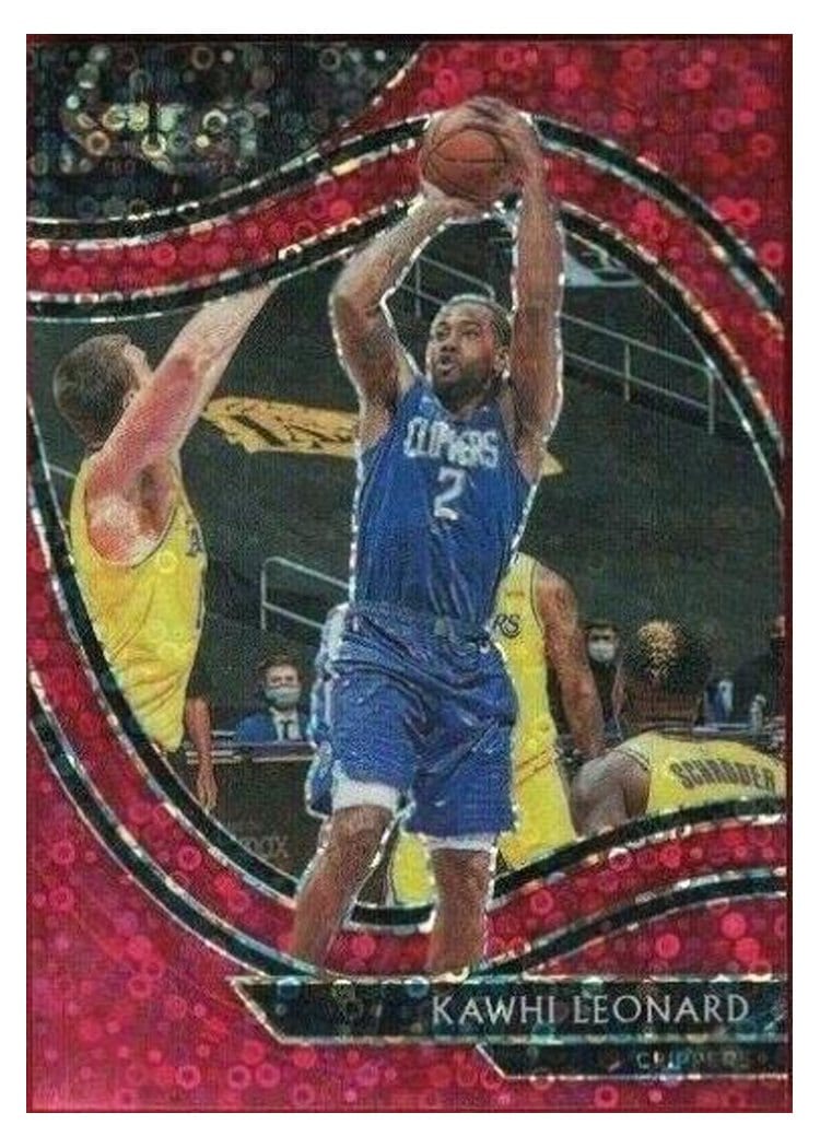 2020-21 Panini Select Base Set Kawhi Leonard #208 card