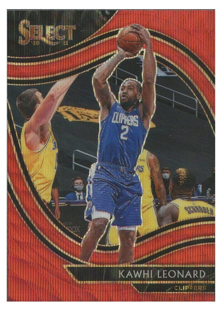 2020-21 Panini Select Base Set Kawhi Leonard #208 card