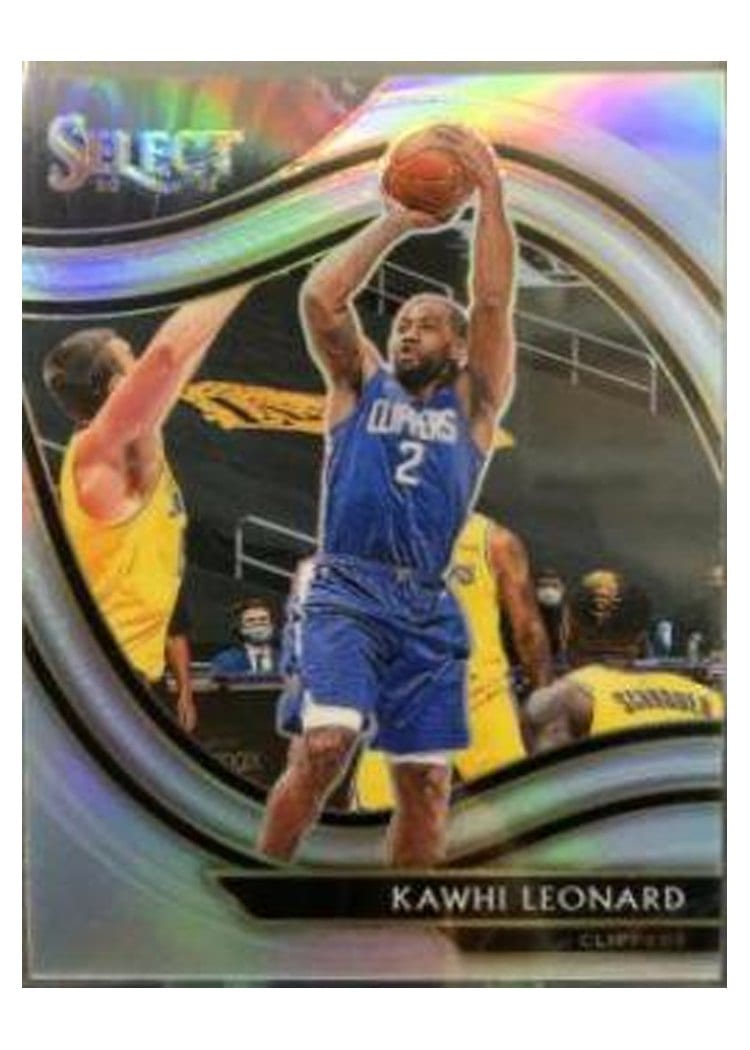 2020-21 Panini Select Base Set Kawhi Leonard #208 card
