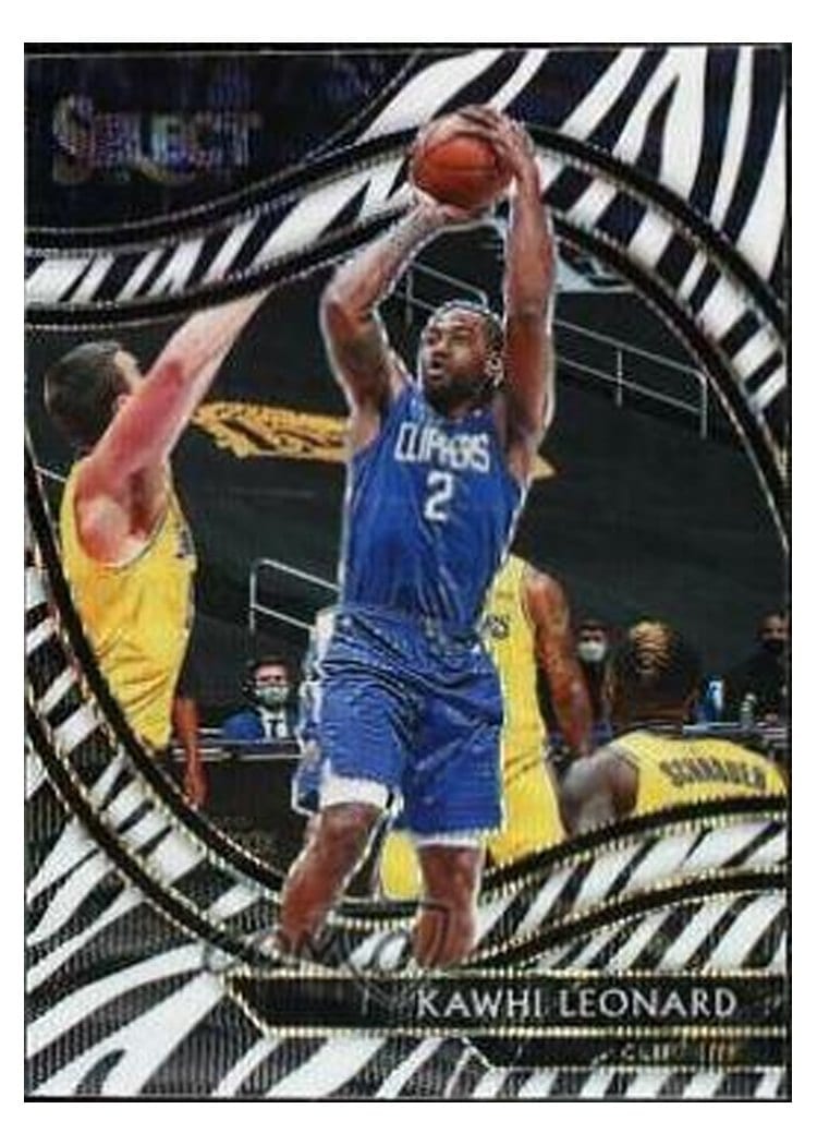 2020-21 Panini Select Base Set Kawhi Leonard #208 card