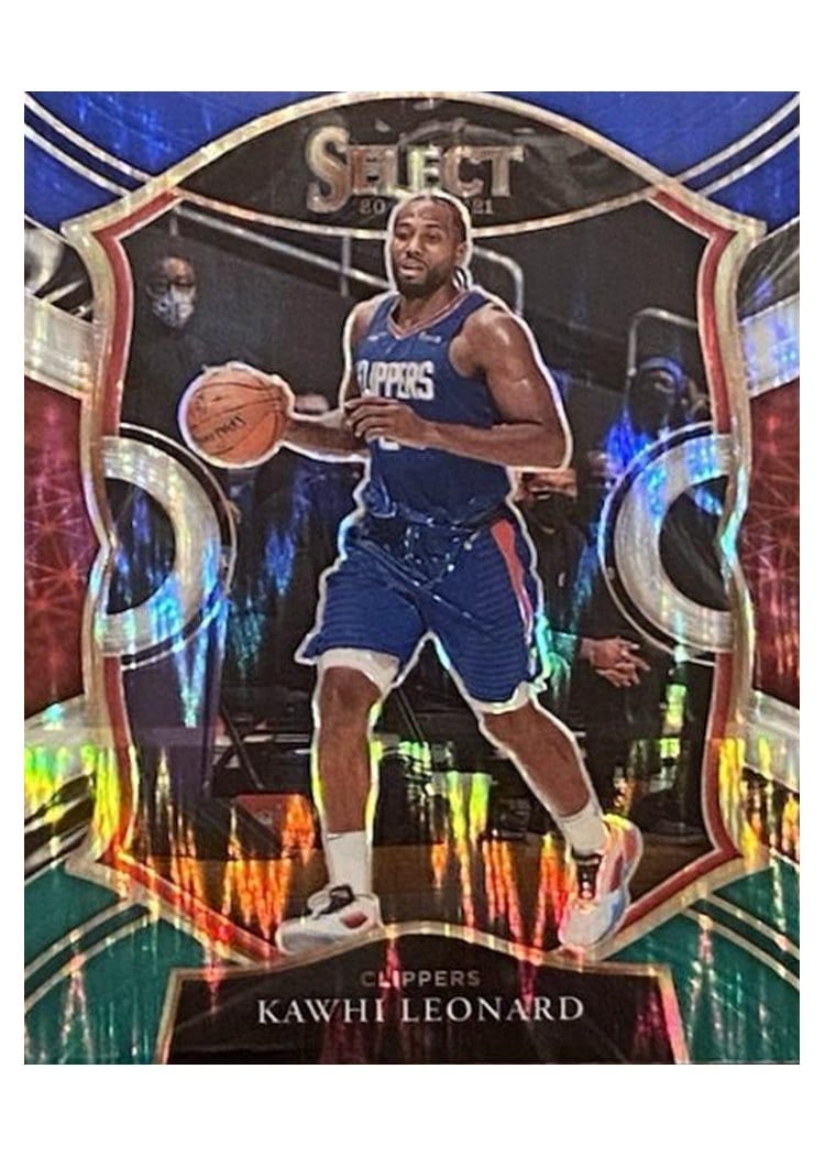 2020-21 Panini Select Base Set Kawhi Leonard #37 card