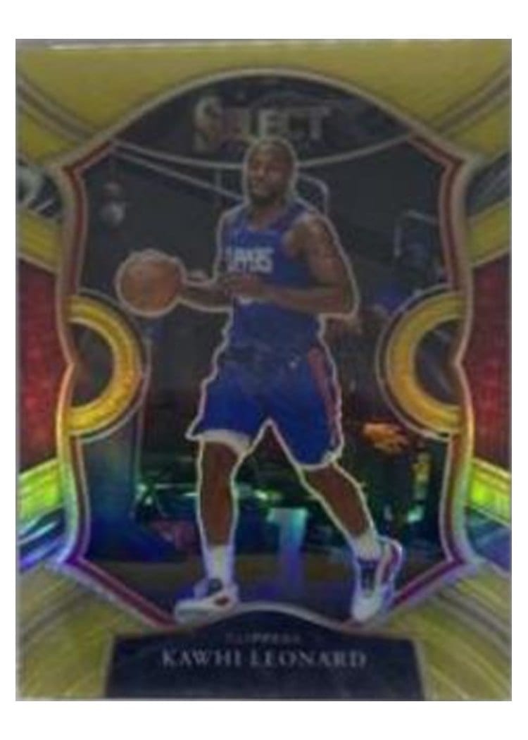 2020-21 Panini Select Base Set Kawhi Leonard #37 card