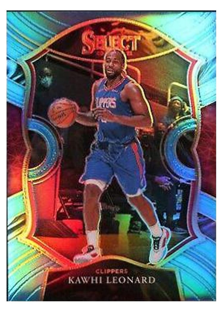 2020-21 Panini Select Base Set Kawhi Leonard #37 card