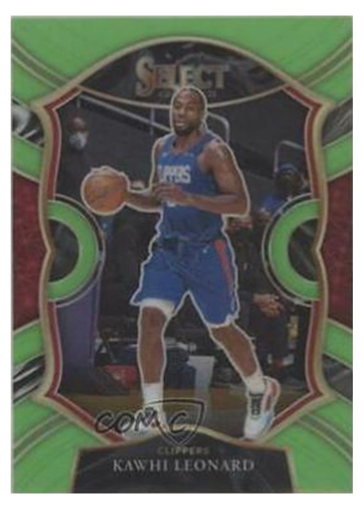 2020-21 Panini Select Base Set Kawhi Leonard #37 card