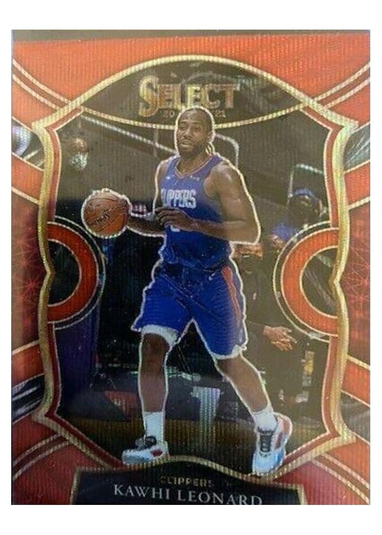 2020-21 Panini Select Base Set Kawhi Leonard #37 card
