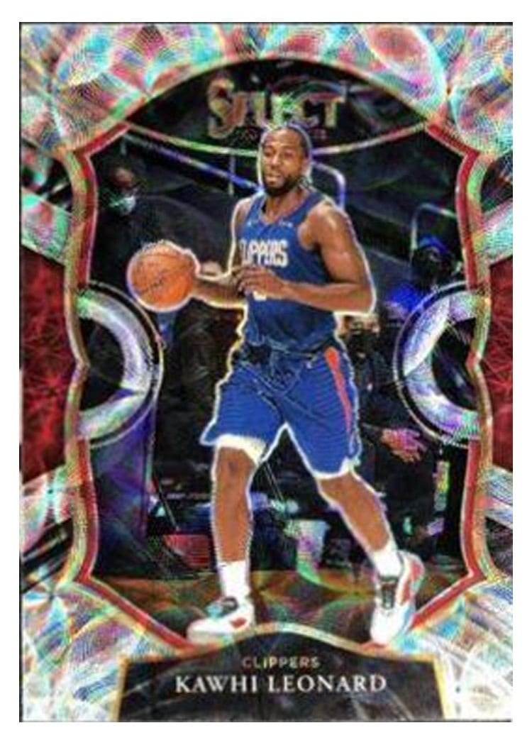 2020-21 Panini Select Base Set Kawhi Leonard Scope Prizm #37 card