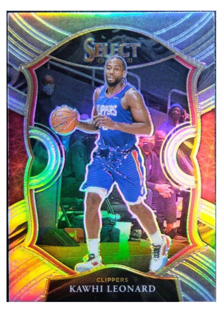 2020-21 Panini Select Base Set Kawhi Leonard #37 card