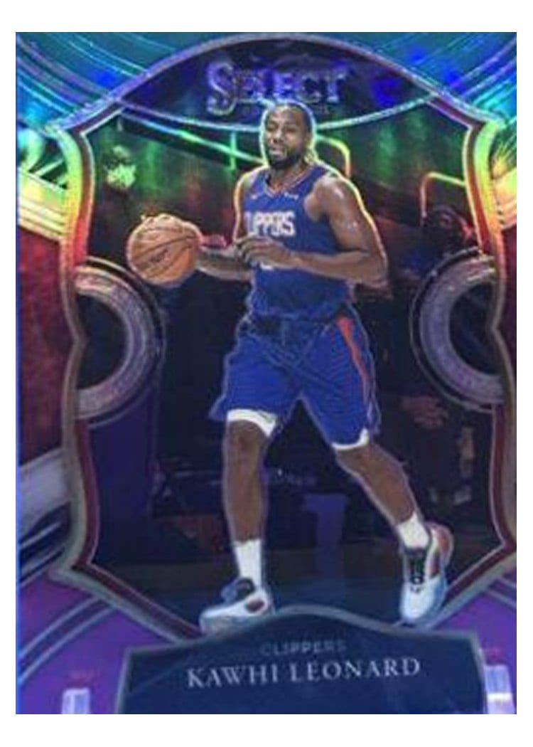 2020-21 Panini Select Base Set Kawhi Leonard #37 card
