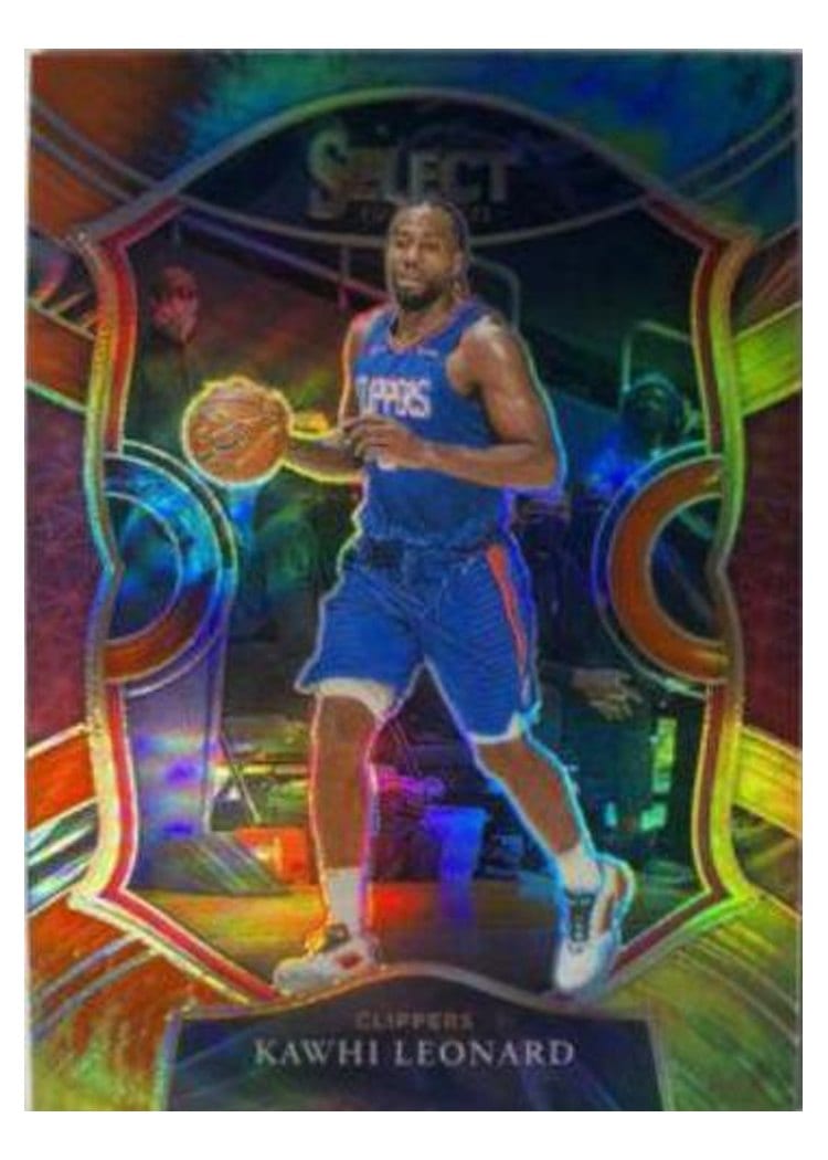 2020-21 Panini Select Base Set Kawhi Leonard #37 card