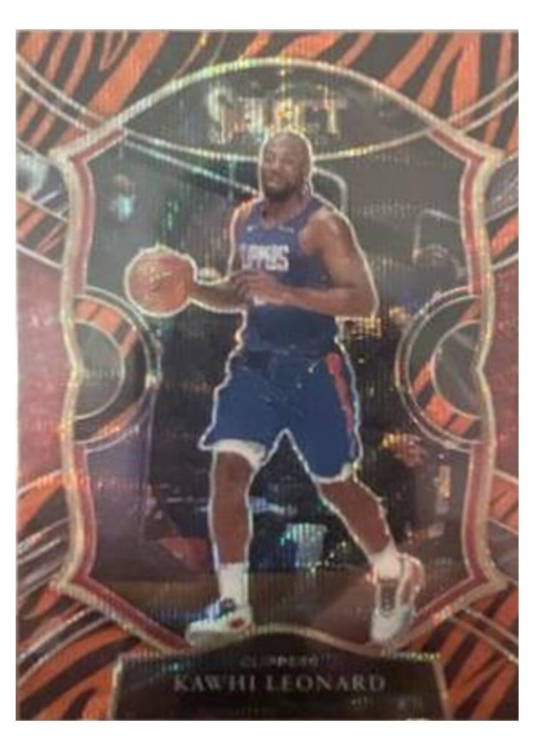 2020-21 Panini Select Base Set Kawhi Leonard #37 card
