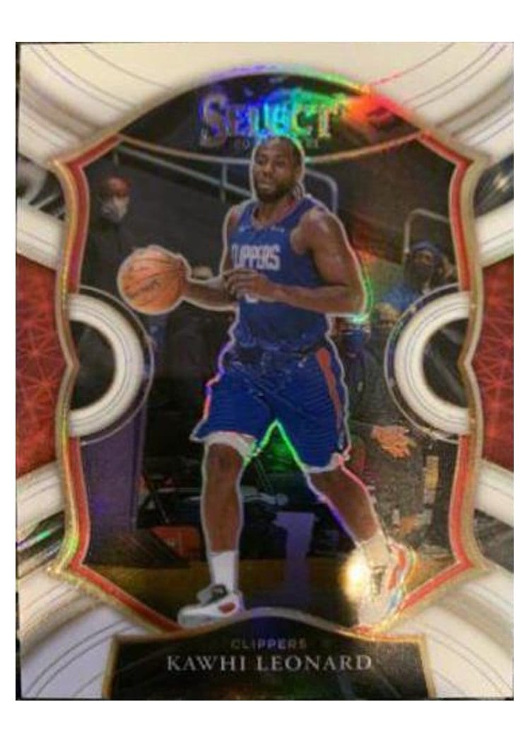 2020-21 Panini Select Base Set Kawhi Leonard #37 card