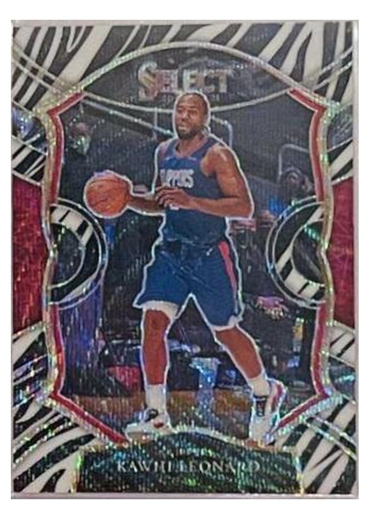2020-21 Panini Select Base Set Kawhi Leonard #37 card