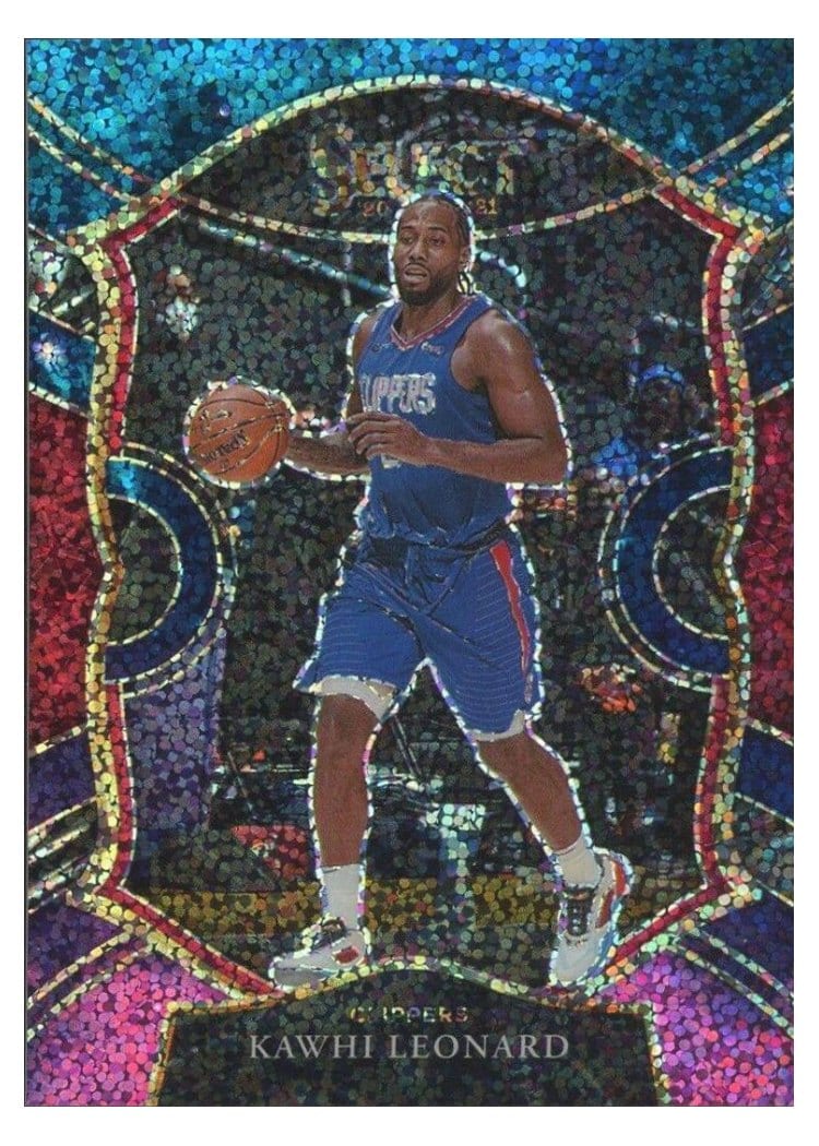 2020-21 Panini Select Base Set Kawhi Leonard #37 card