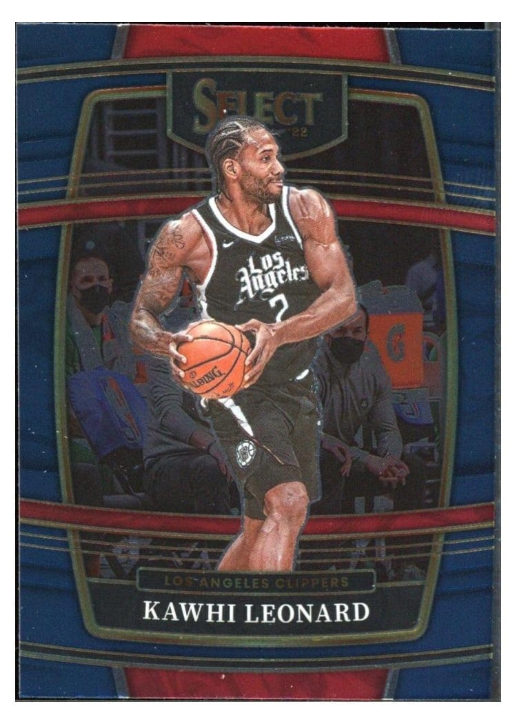 2021-22 Panini Select Base Set Kawhi Leonard #20 card