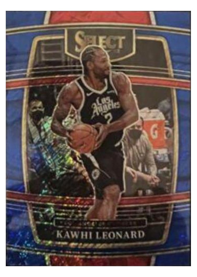 2021-22 Panini Select Base Set Kawhi Leonard #20 card