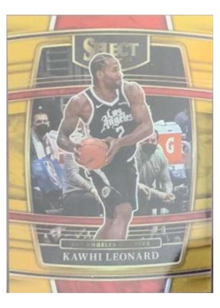 2021-22 Panini Select Base Set Kawhi Leonard #20 card
