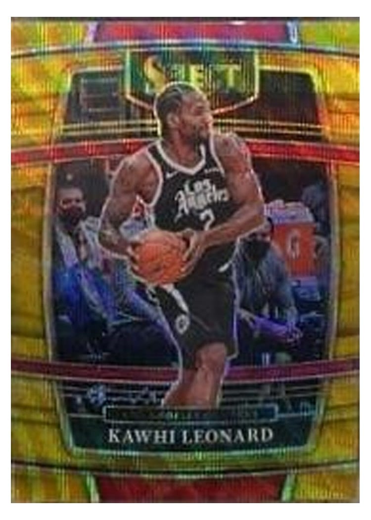 2021-22 Panini Select Base Set Kawhi Leonard #20 card