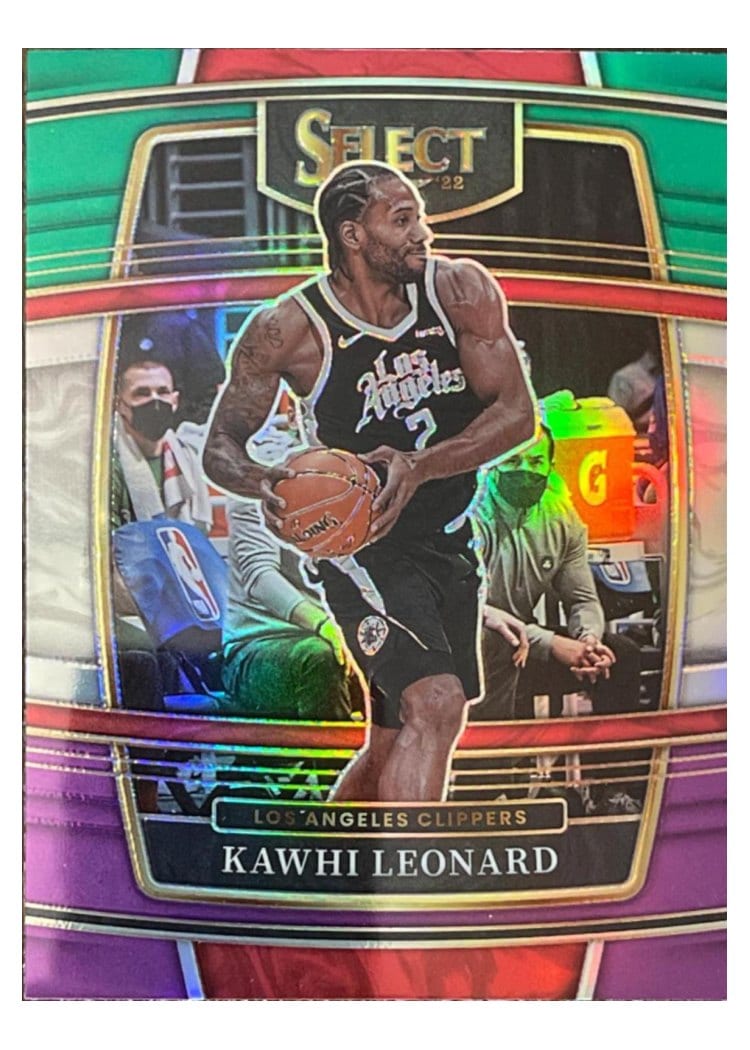 2021-22 Panini Select Base Set Kawhi Leonard #20 card