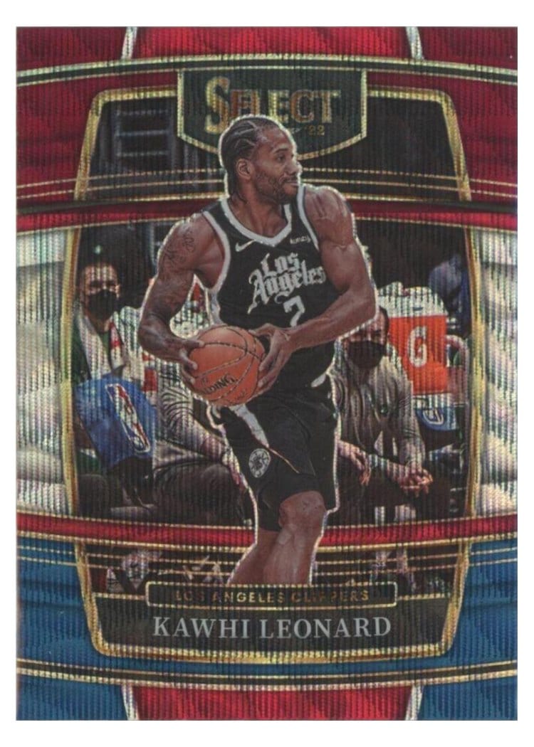 2021-22 Panini Select Base Set Kawhi Leonard #20 card