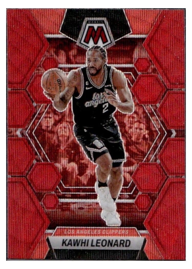 2022-23 Panini Mosaic Base Set Kawhi Leonard #118 card