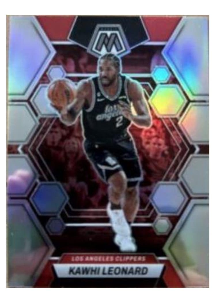 2022-23 Panini Mosaic Base Set Kawhi Leonard Silver #118 card