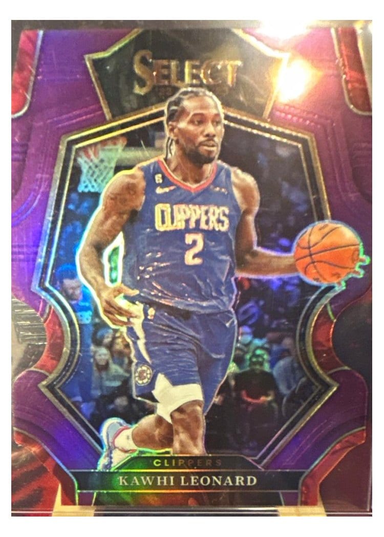2022-23 Panini Select Base Set Kawhi Leonard #165 card