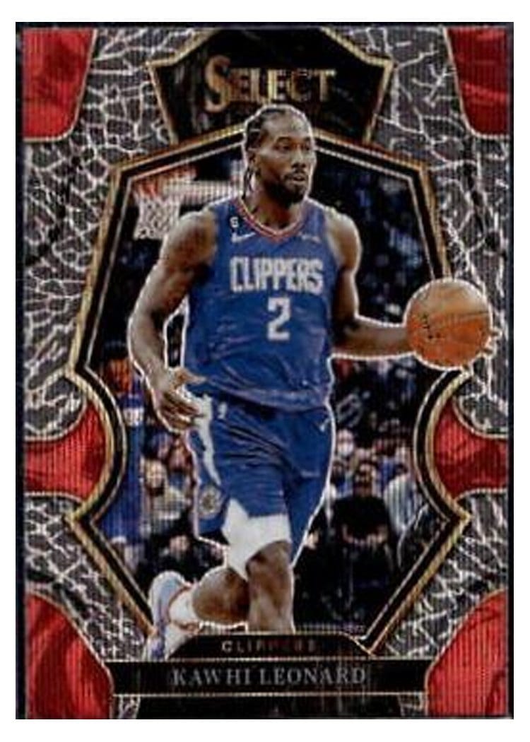2022-23 Panini Select Base Set Kawhi Leonard #165 card